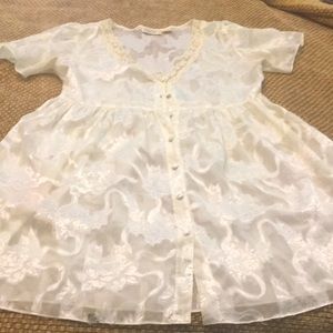 Victoria’s Secret sheer babydoll nightie. Size:P/S